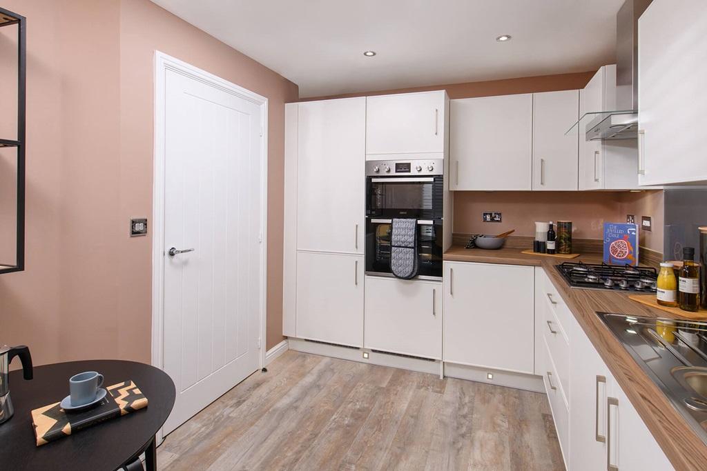 Stylish kitchen with ample storage