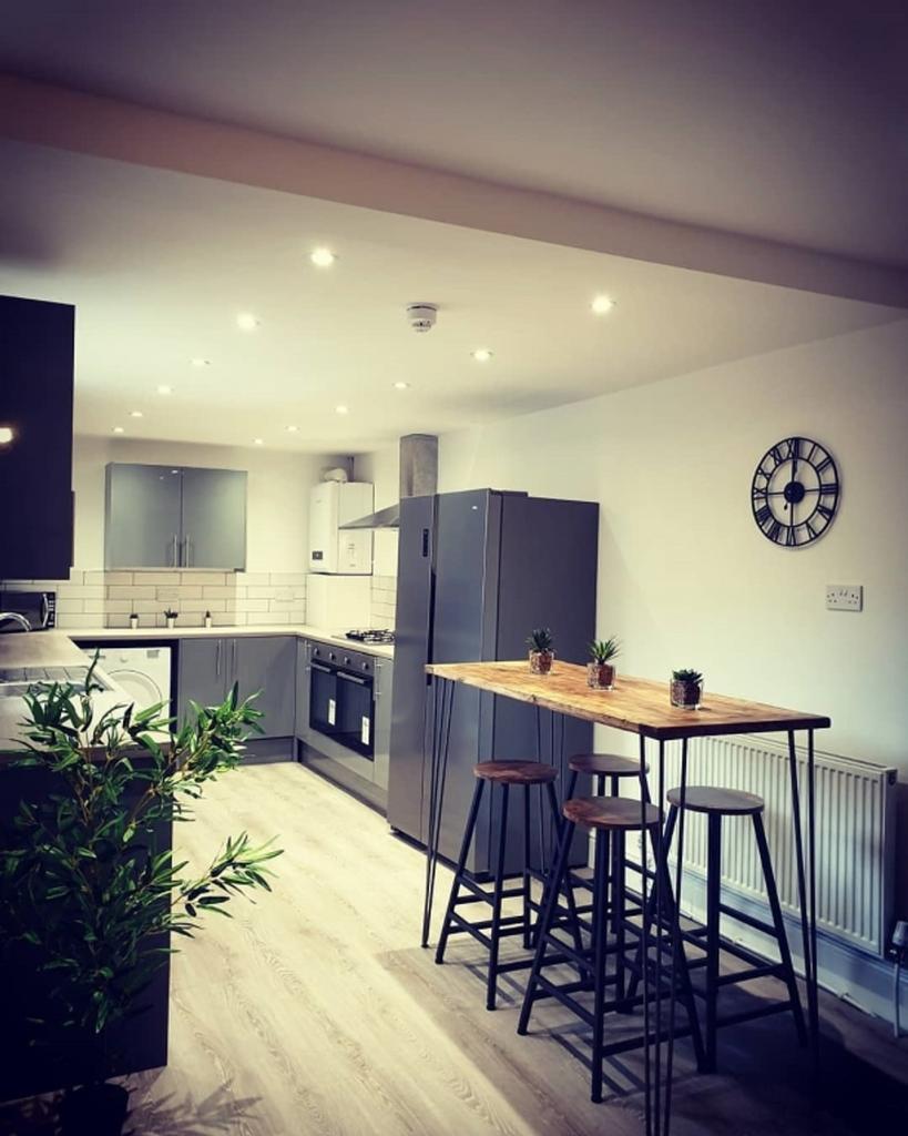 A modern and inviting kitchenette, perfect for ...