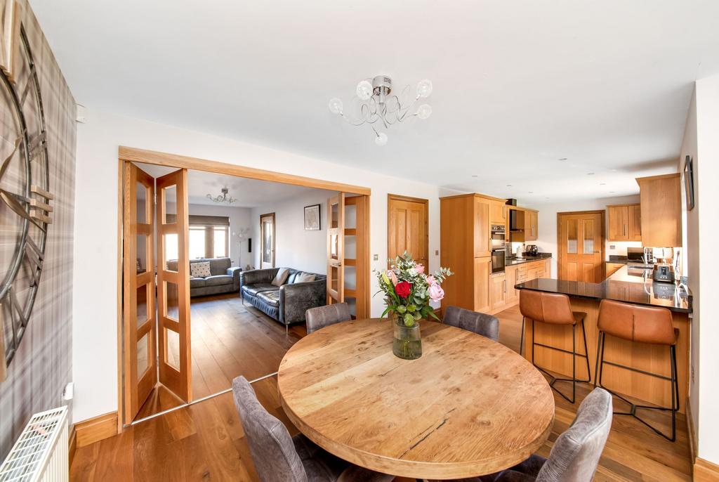Open plan dining living kitchen