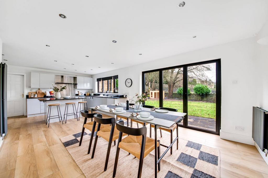 Dining kitchen living