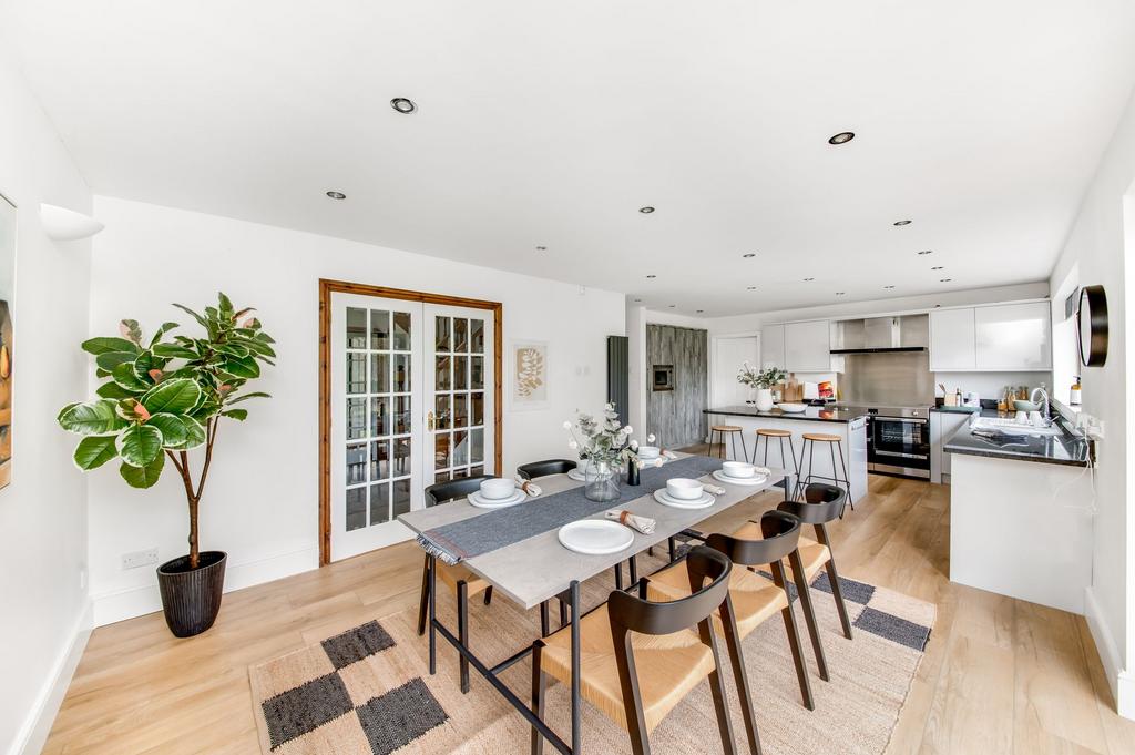 Dining kitchen living