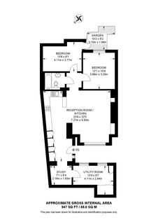 2 bedroom flat for sale, Redcliffe Gardens, London, SW10