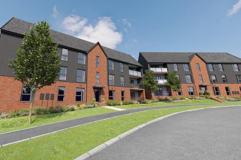 Attractive apartment buildings
