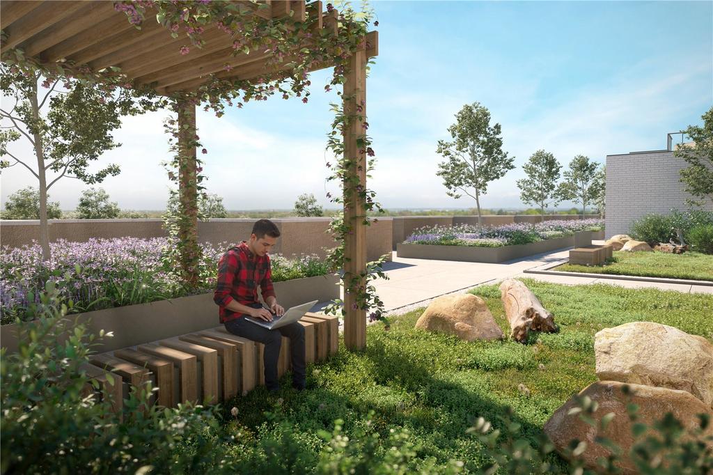 Cgi Roof Top Garden