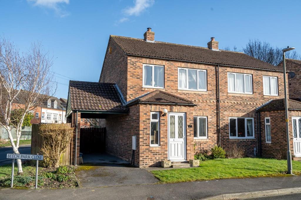 Beech Park Close, Riccall, York 3 bed semi-detached house for sale - £ ...