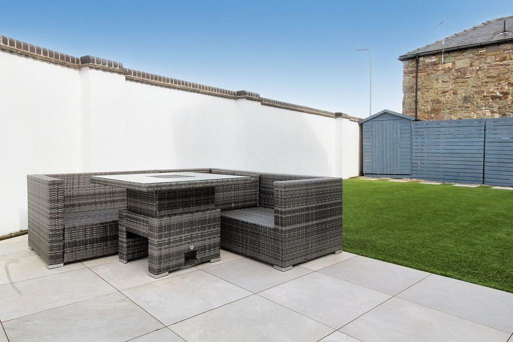 Rear garden