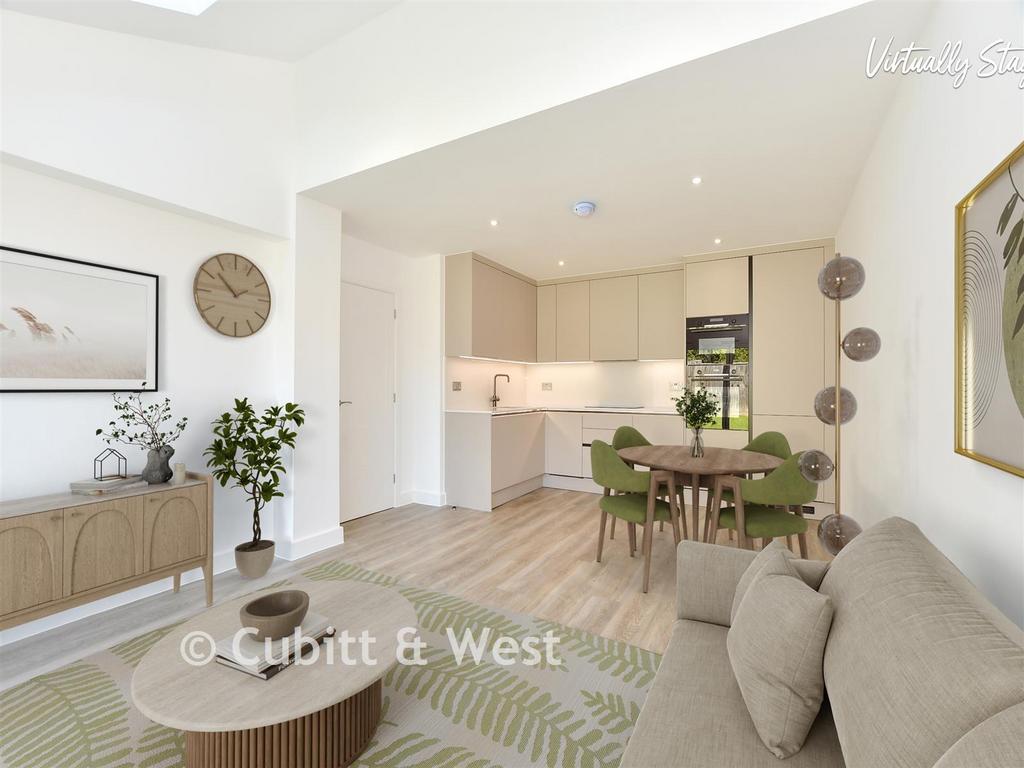 Lounge Kitchen Diner Staged