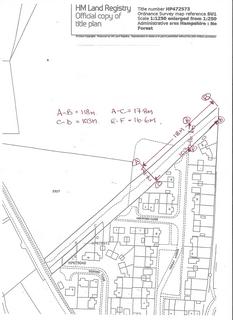 Land for sale, Dudley Avenue, Fordingbridge, Hampshire, SP6