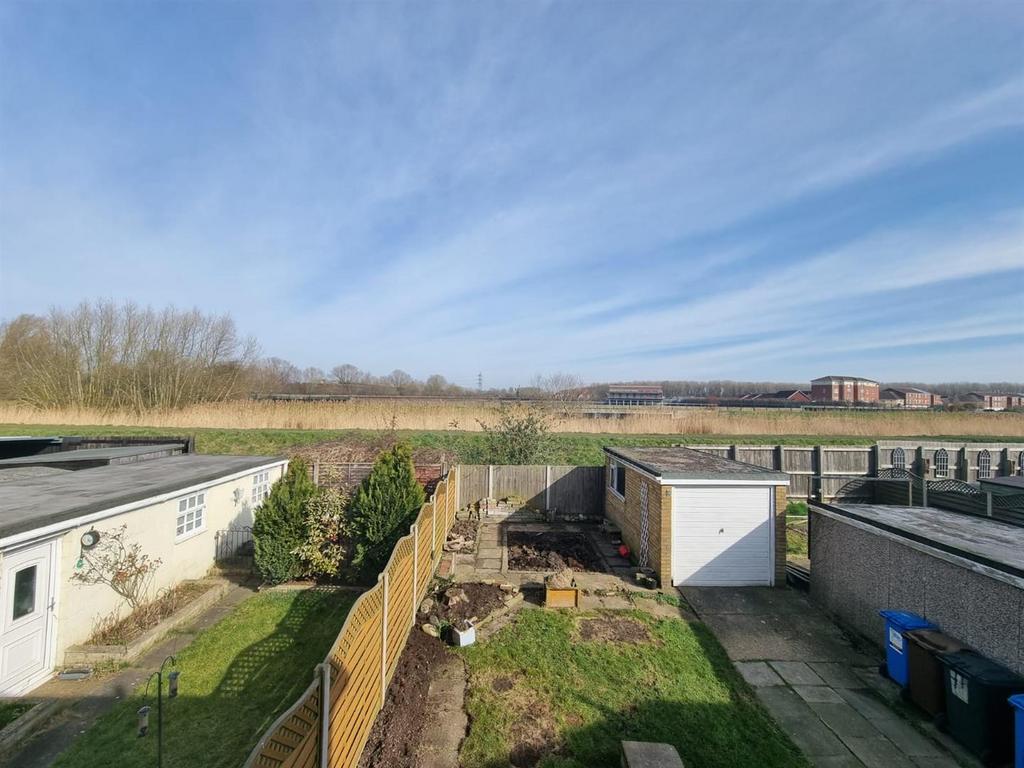 Rear garden and view