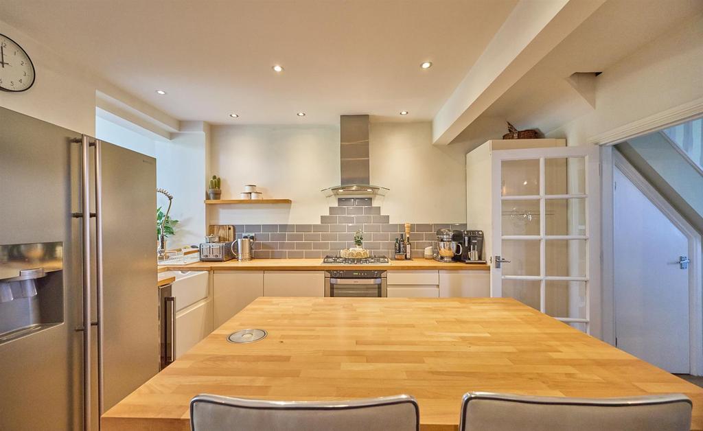 Refitted dining kitchen to rear