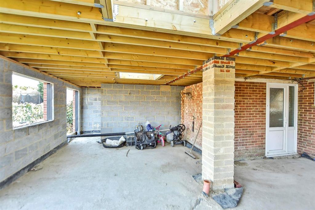Unfinished Rear Extension