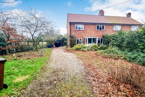 3 bedroom semi-detached house for sale, 8 Old Council Houses, Hook Lane, Swathing, Cranworth, Norfolk, IP25 7SJ