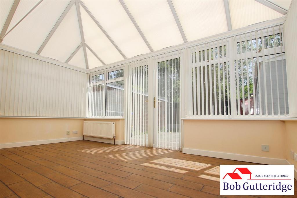 Half brick and upvc double glazed conservatory