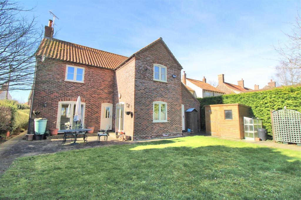 Rear of property