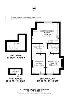 2 bedroom flat for sale, Grove Park, London, SE5