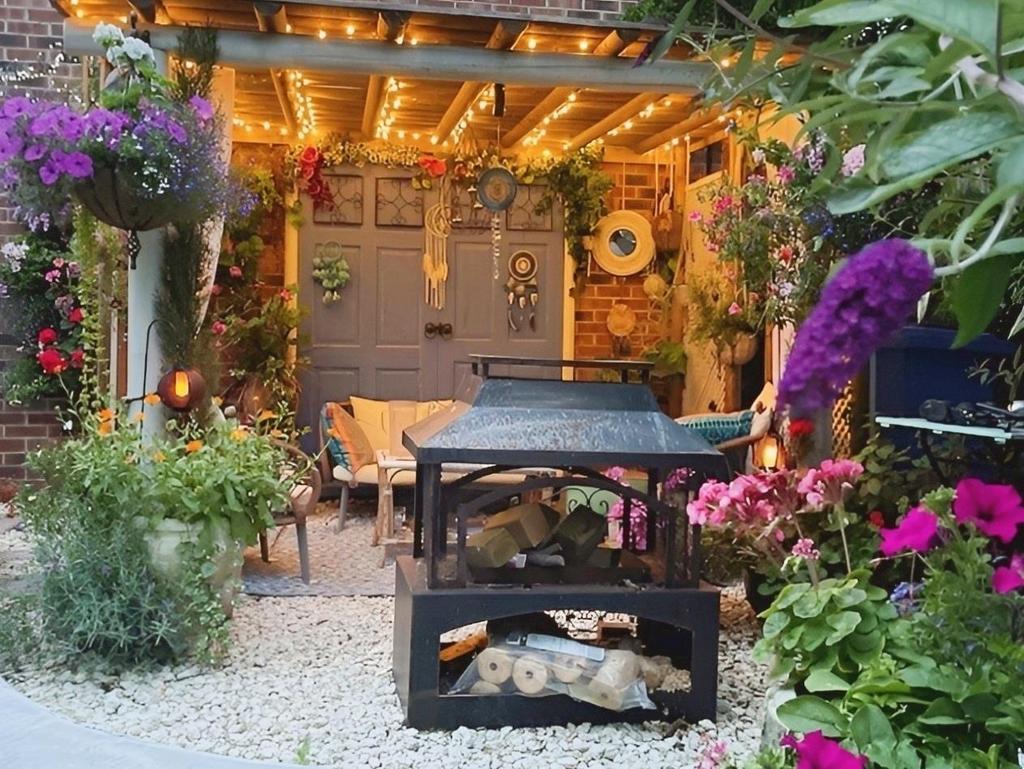 Outside