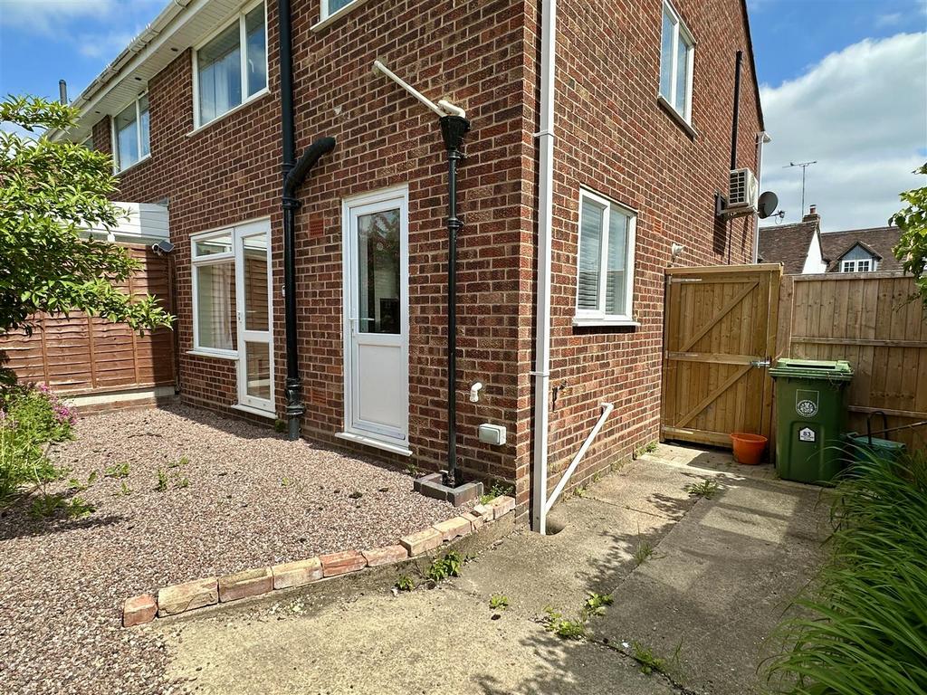 Rear of property