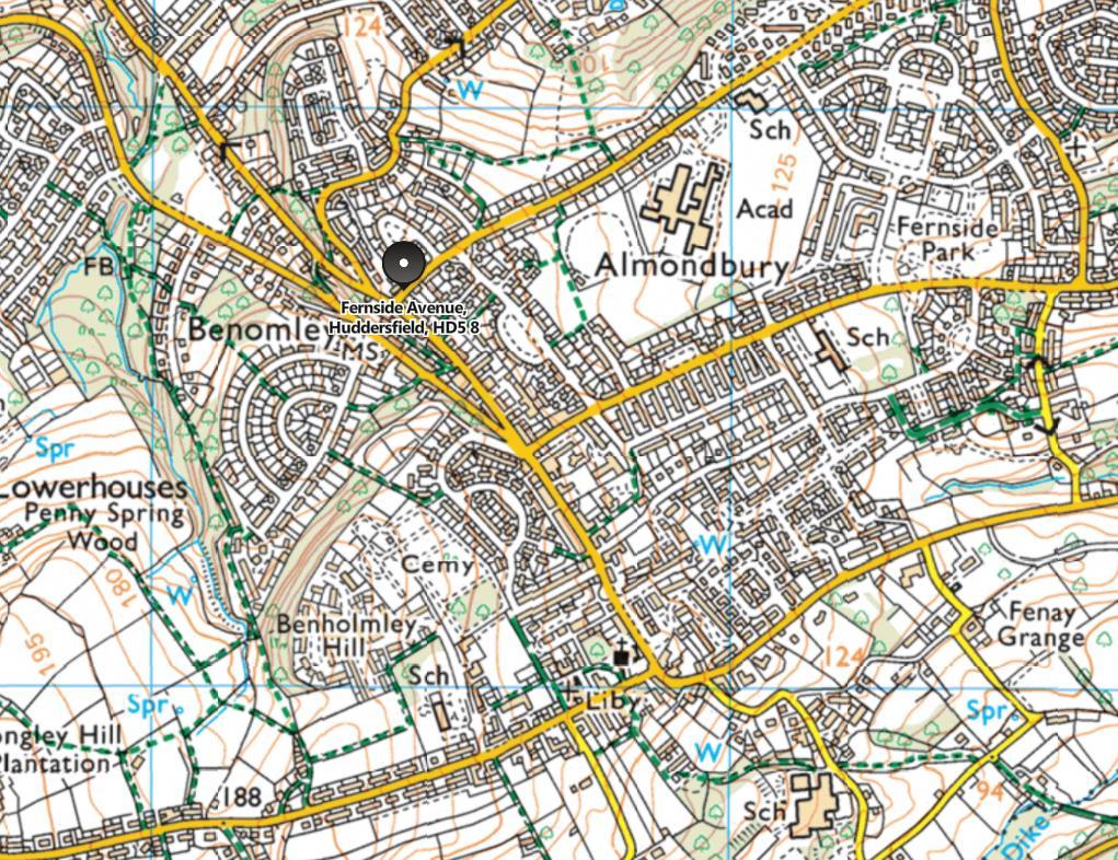 Fernside location map.png