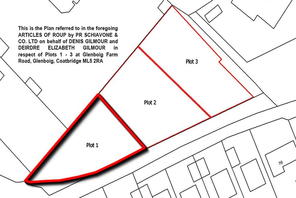 Ml5 Postcode Glenboig ML5 Land - £65,000