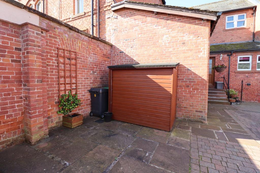 Rear storage space