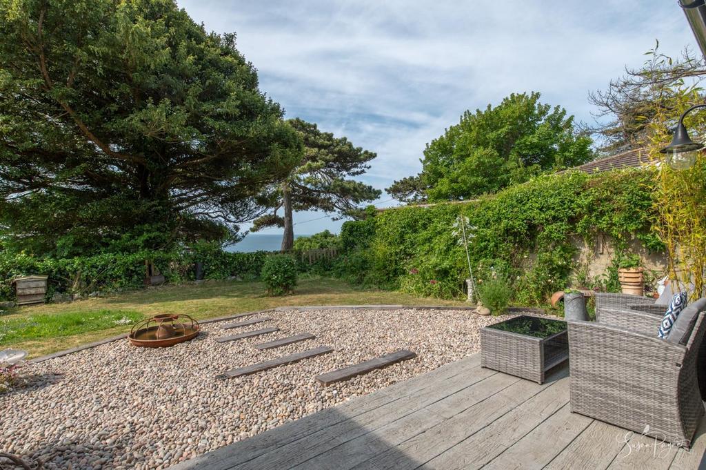 View from the decking