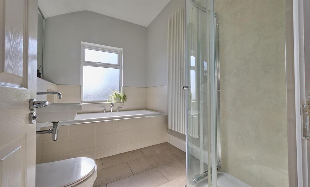 Refitted bathroom to rear