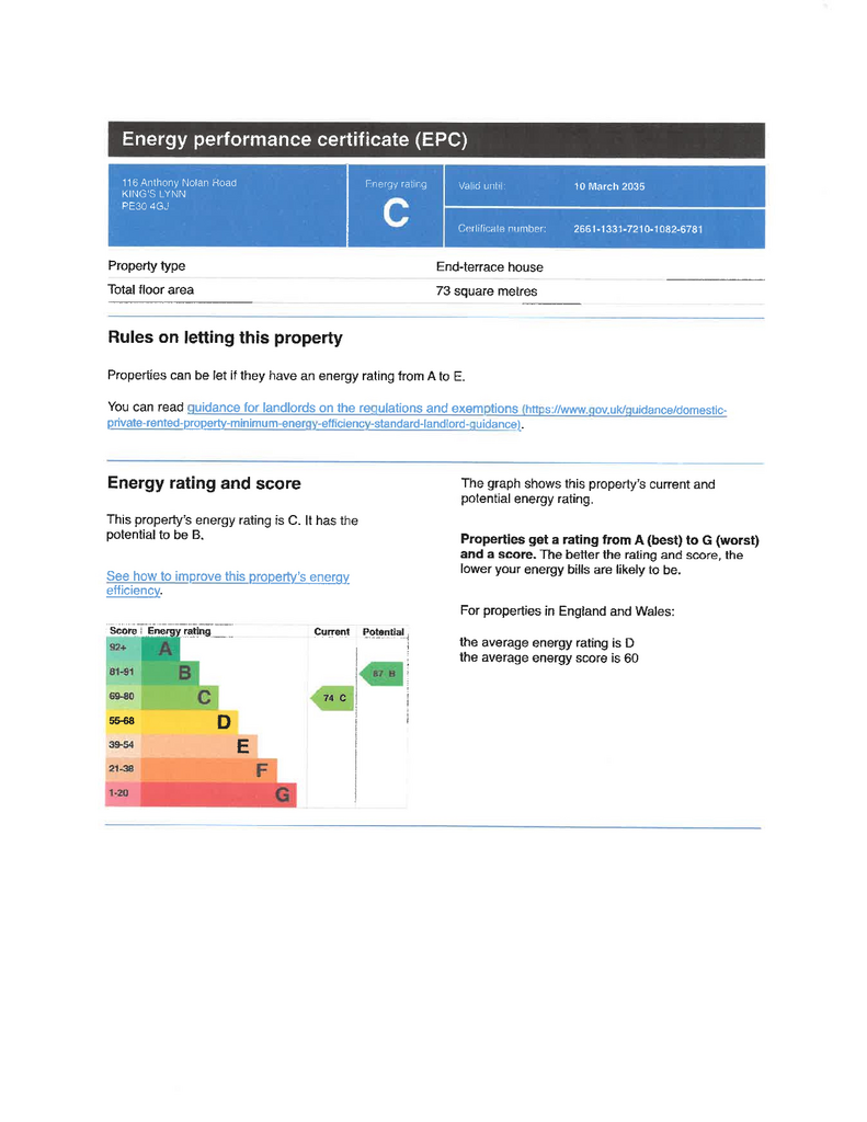 EPC Certificate