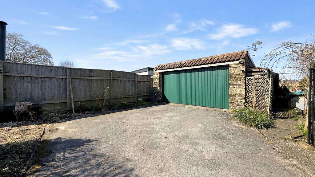 Garage and driveway