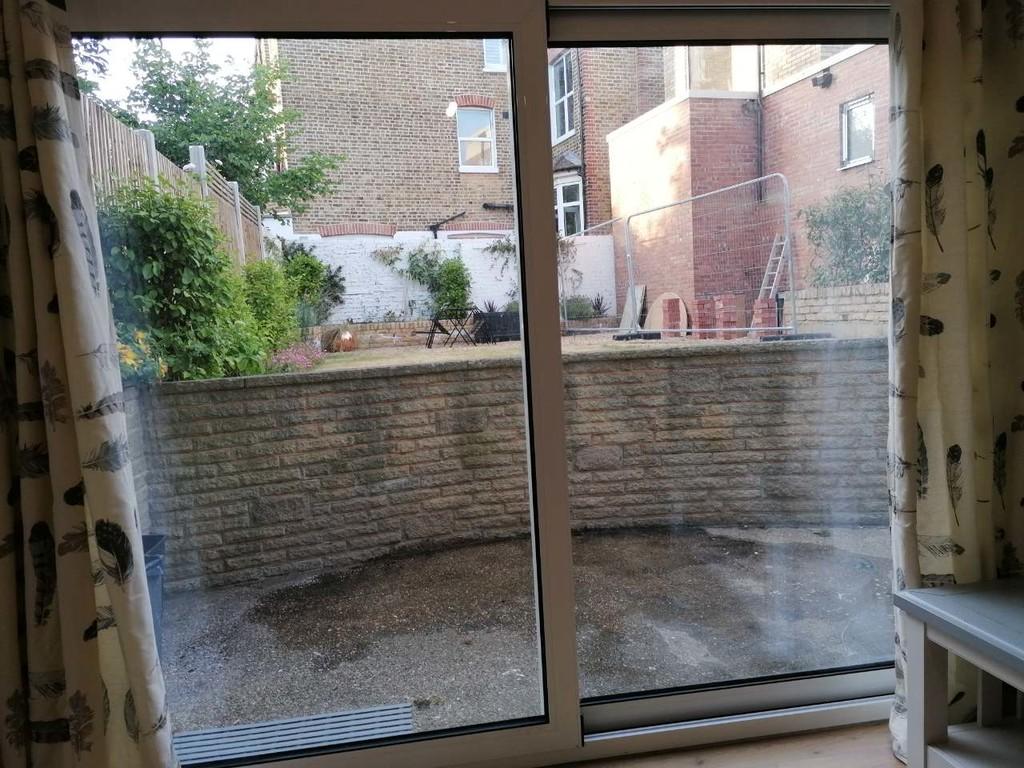 Living room facing garden
