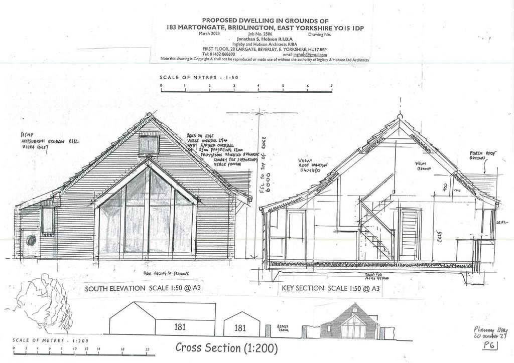 23 03244 plf proposed south elevation and cross se