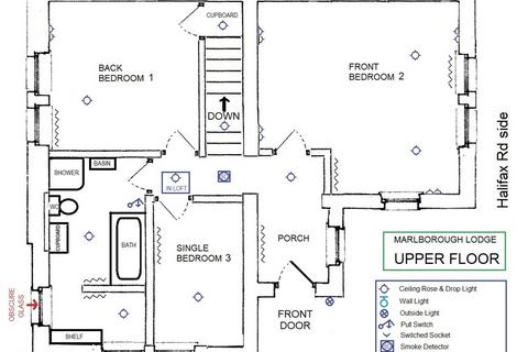 4 bedroom detached house for sale, Marlborough House, Halifax Road, Dewsbury, WF13 4HD