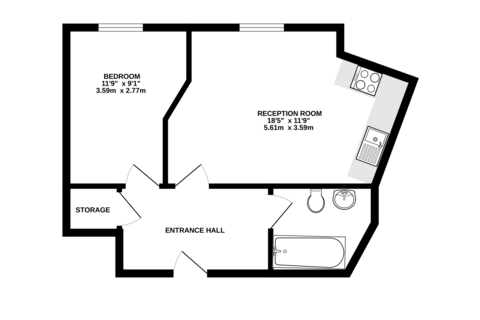 1 bedroom flat to rent, The Braccans, London Road, Bracknell, RG12