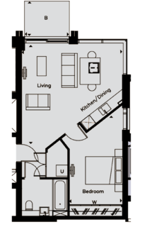 1 bedroom flat to rent, Woodberry Down 17