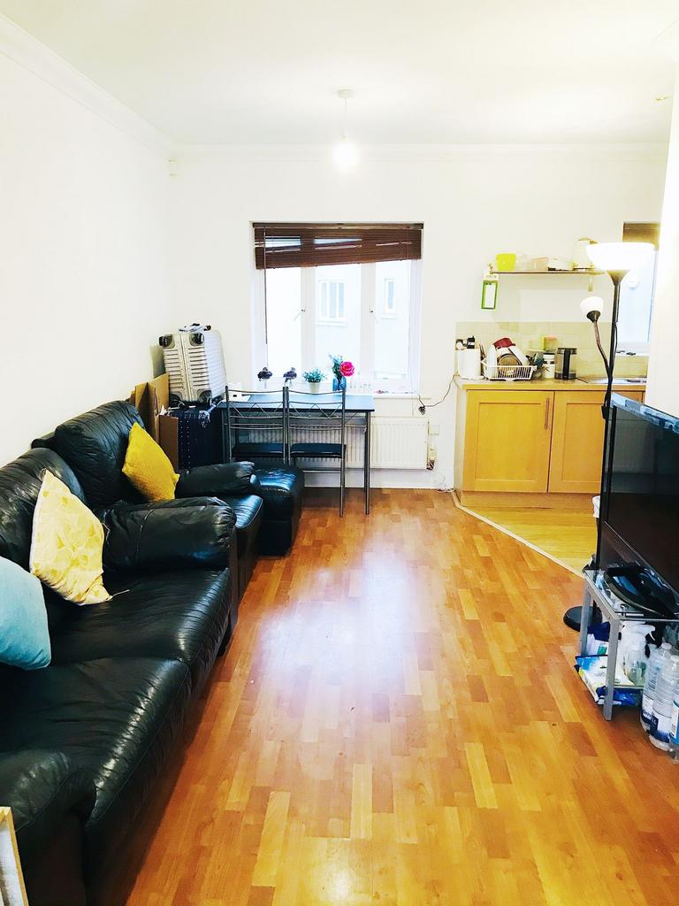 Bright open-plan living area with a comfortable...
