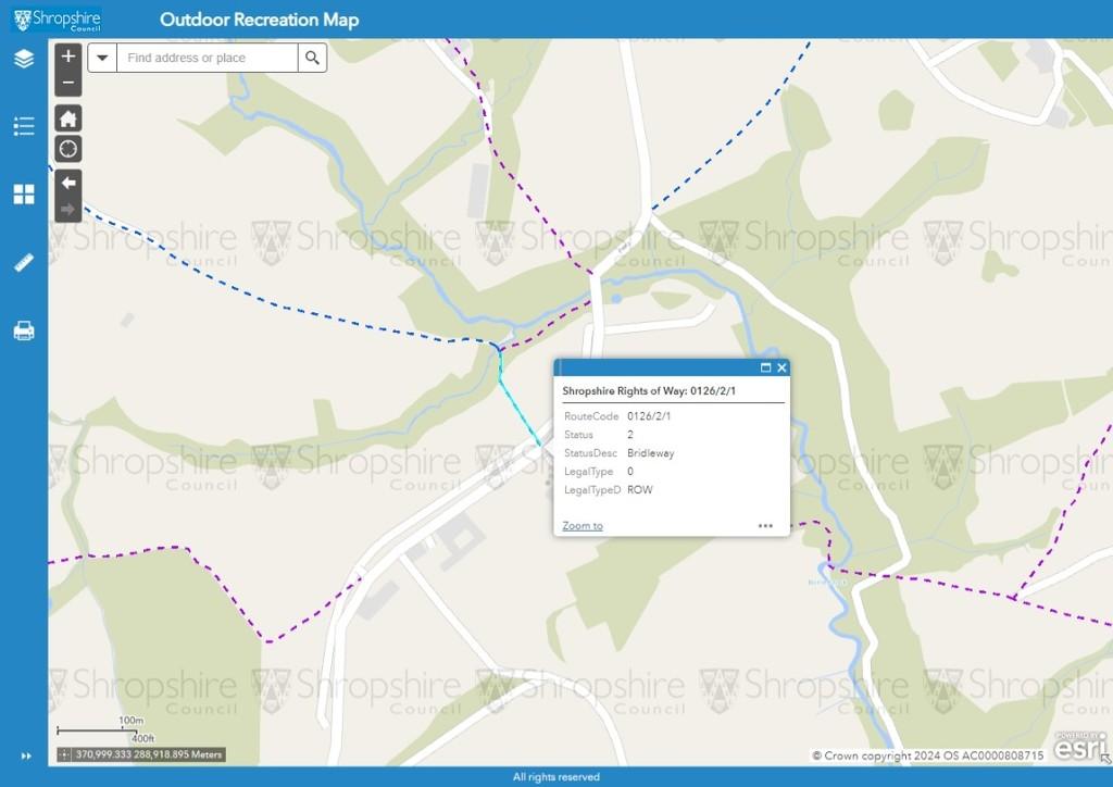 Screenshot 31-8-2024 112736 shropshire.maps.arcgis