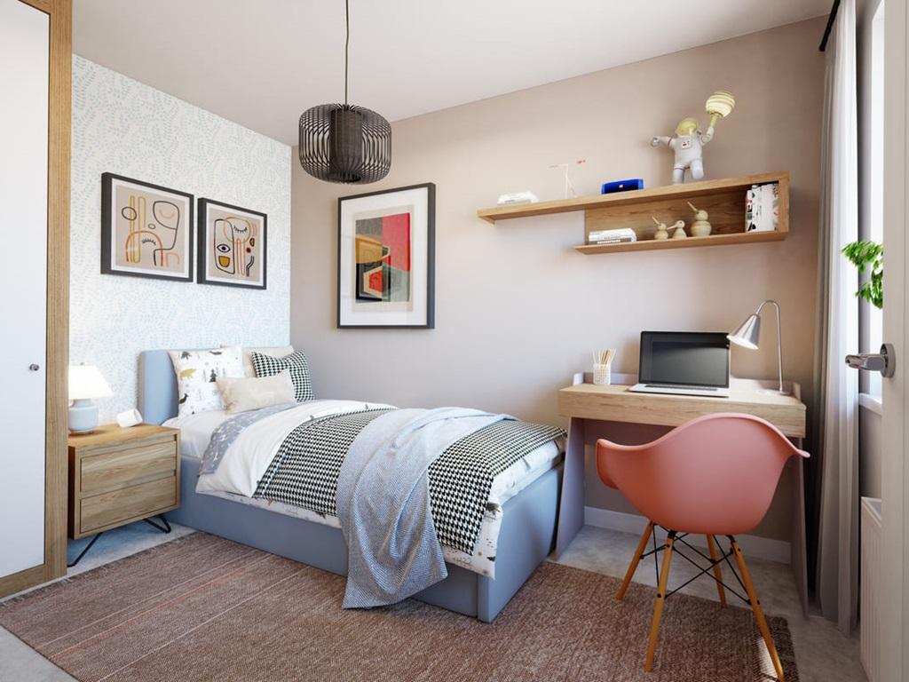 Ideal third bedroom or home office