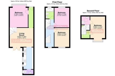 4 bedroom end of terrace house to rent, Carisbrooke Road, Brighton