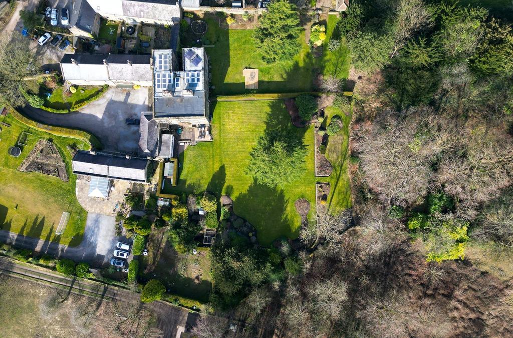 Aerial View of Garden Boundaries