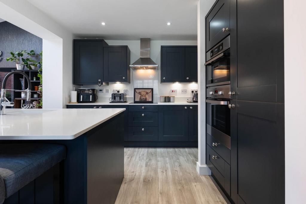 Magnificent open plan kitchen/dining/family room