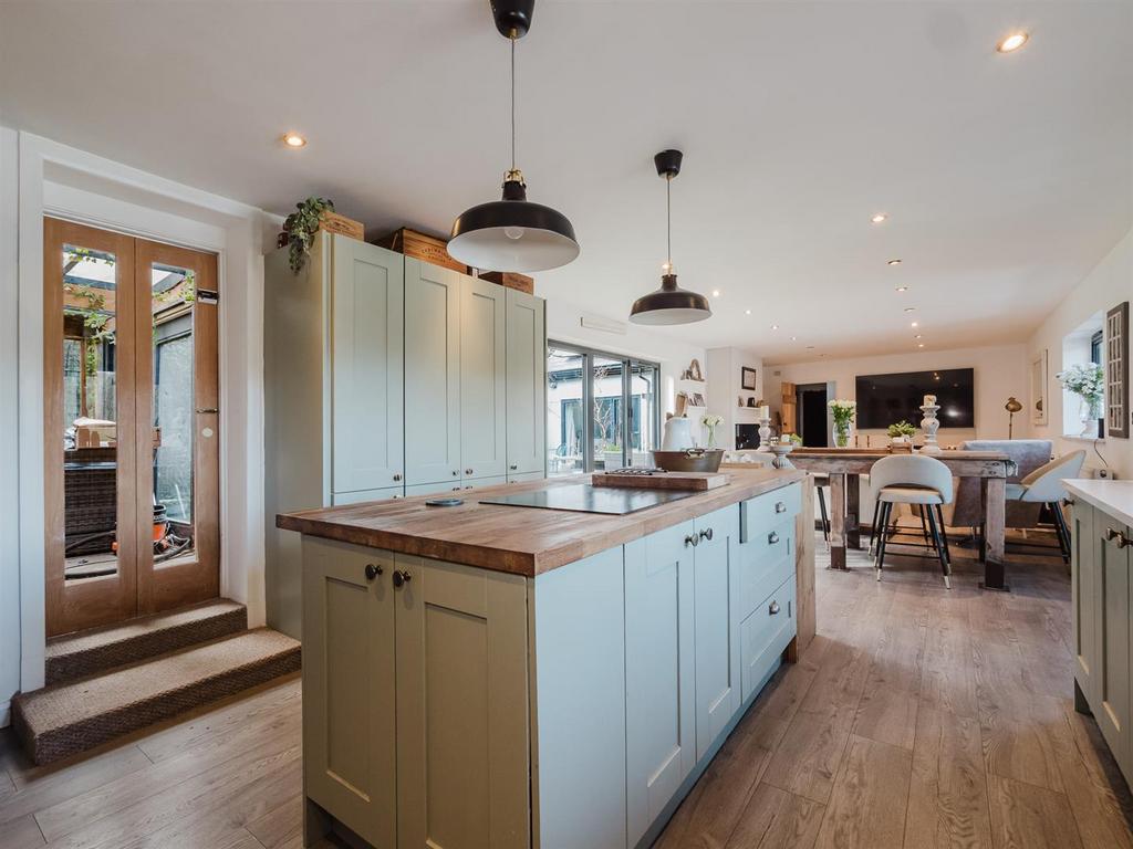 Living Room and Dining Kitchen