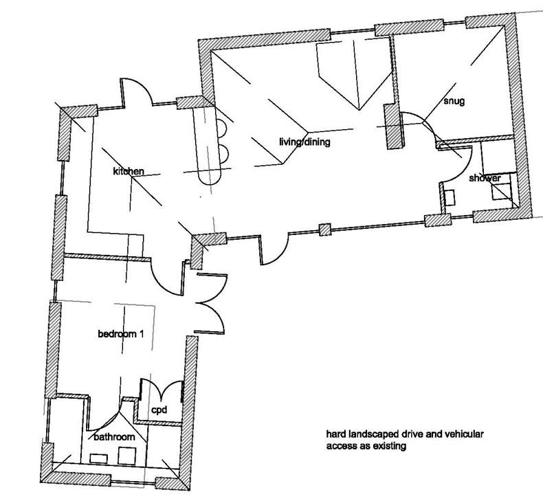Proposed floor plan