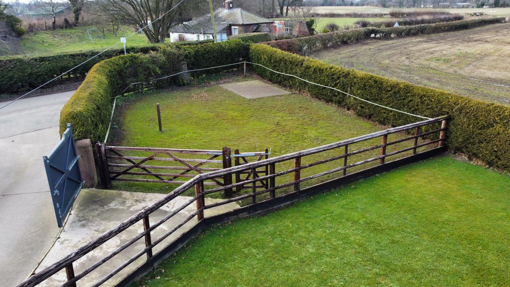 All weather horse turnout area