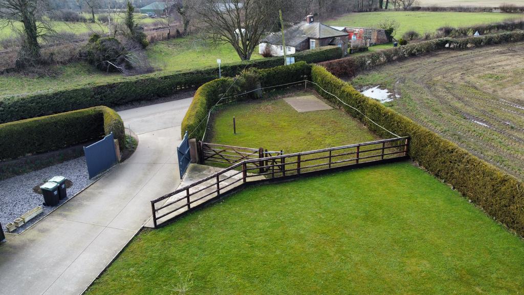All weather horse turnout area