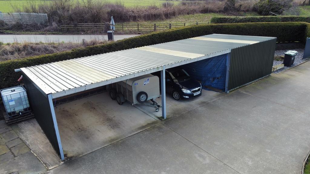Car Port to the front