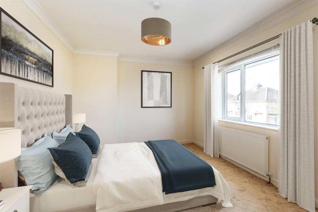 Staged Bedroom One