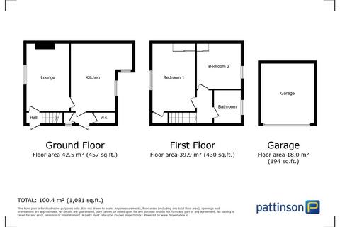 2 bedroom semi-detached house for sale, Glebe Avenue, Easington, Peterlee, Durham, SR8 3HG