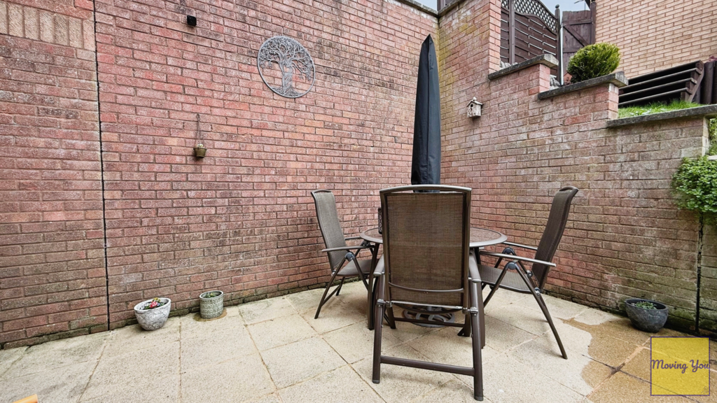 Patio seating area