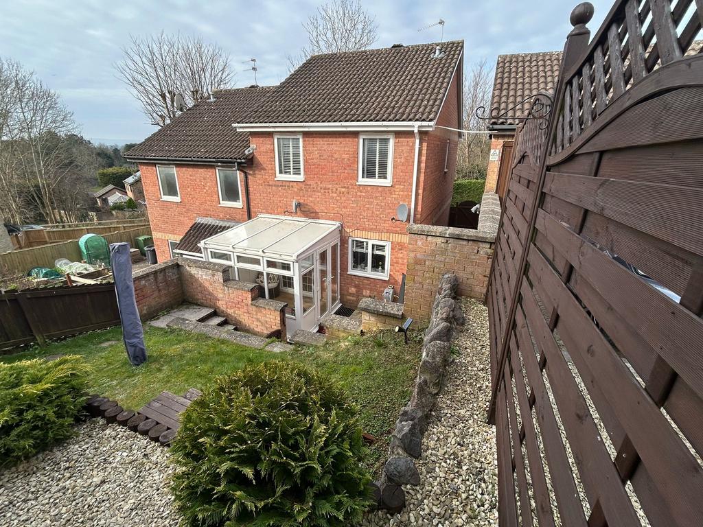 Rear of property
