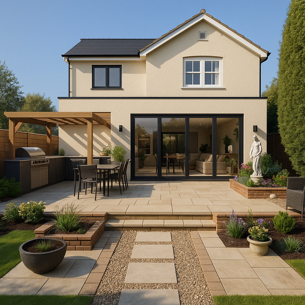 CGI Rear Elevation - single story