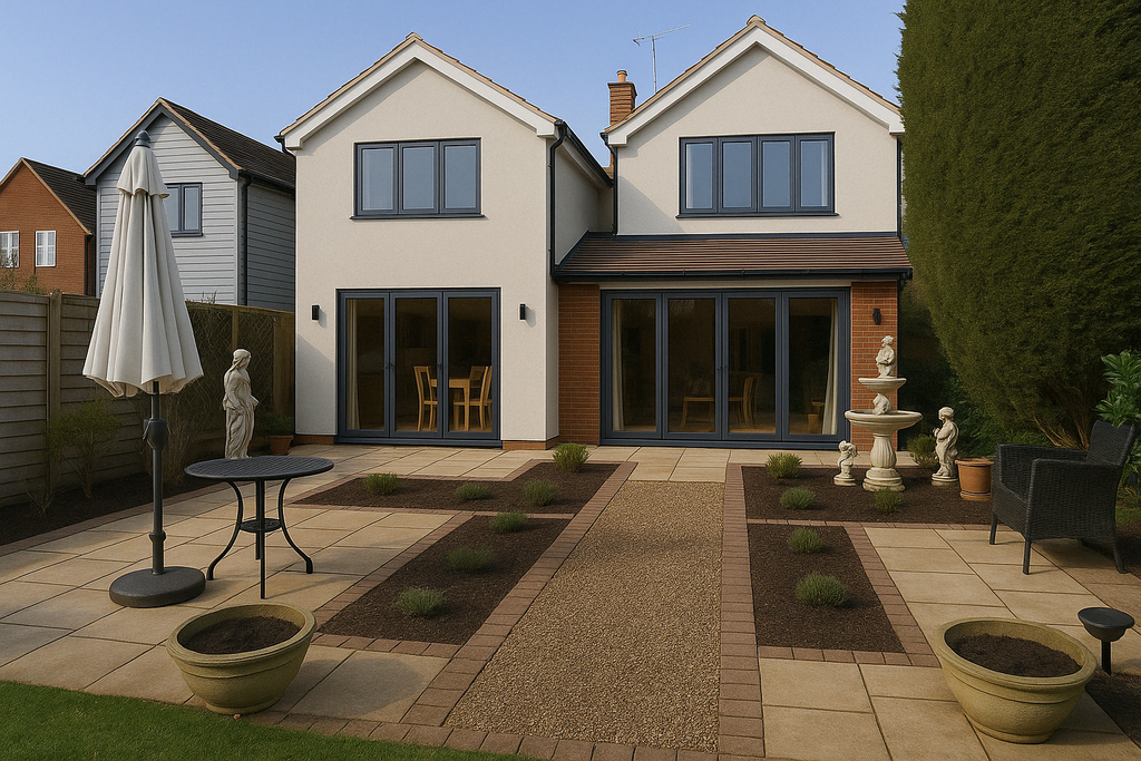 CGI Rear Elevation 1 - double story